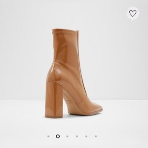 Aldo Patent Leather Booties
